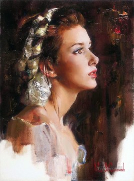 Pretty Girl MIG 37 Impressionist Oil Paintings
